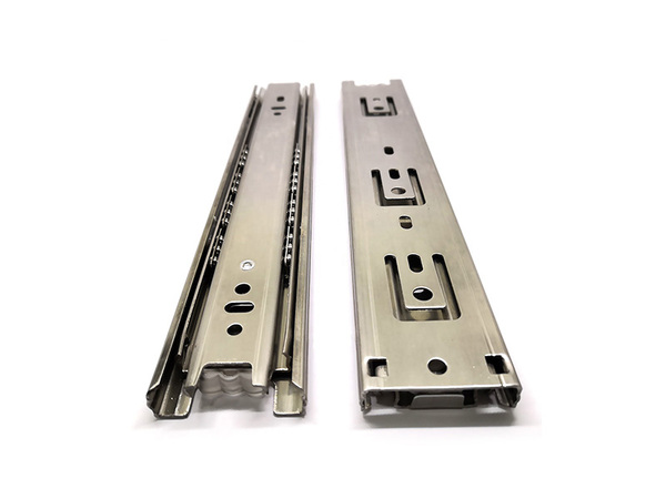 Drawer Runner Furniture Fittings Cold Rolled Stainless Steel Drawer Slide Rail